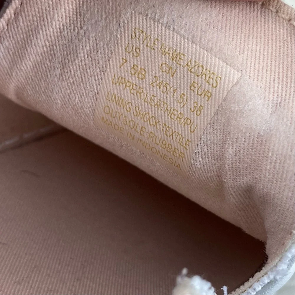 KATE SPADE NY AZORES SLIP PERFORATED SNEAKERS SIZE 7.5 WOMAN